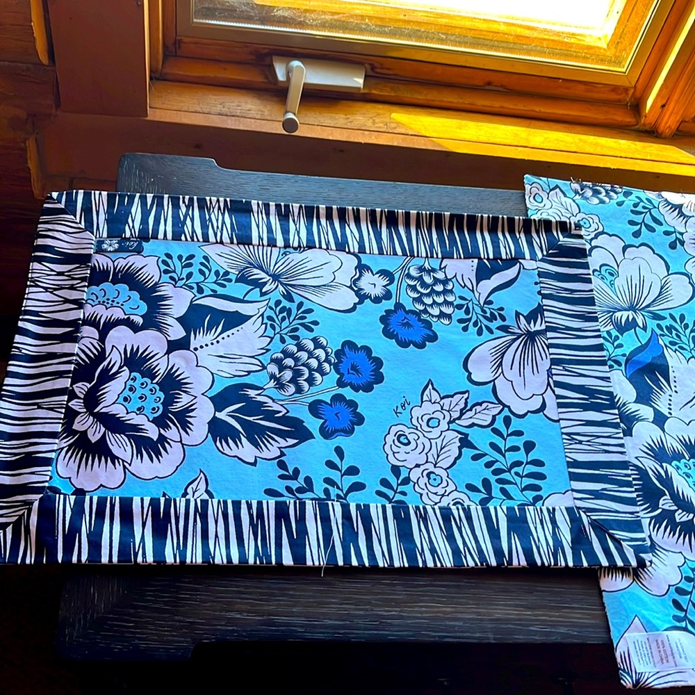 Koi placemat set. New. $49